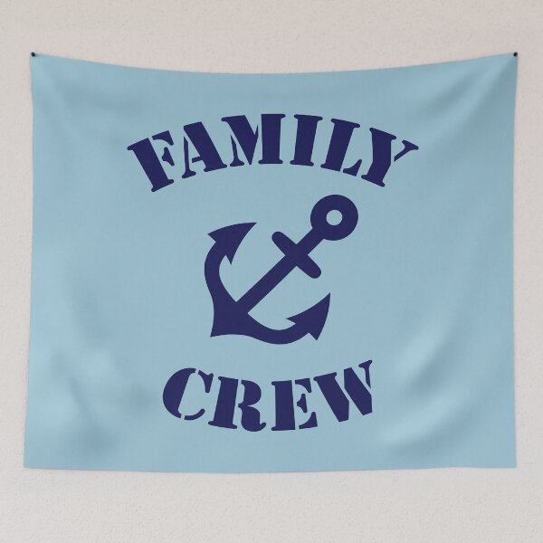 Item preview, Family Crew (Anchor / Crew Complement / Navy) designed and sold by MrFaulbaum.