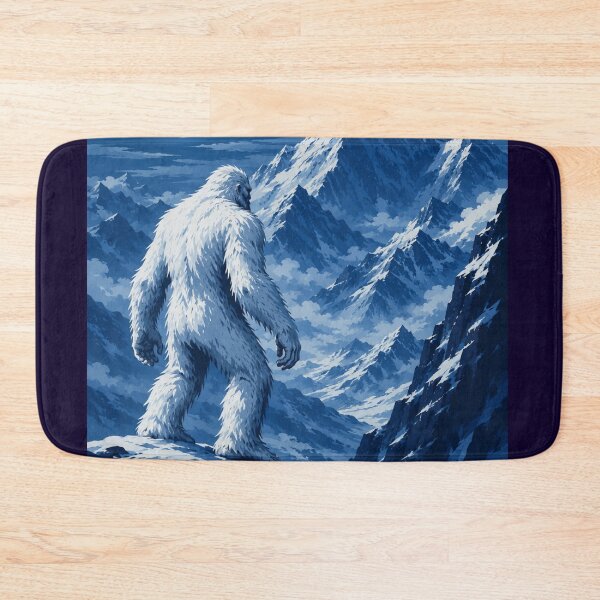 Item preview, Yeti Himalayan Mountain Cryptid Pop Art designed and sold by redsharkuk.