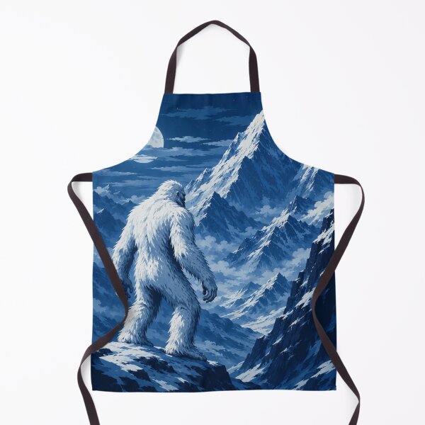 Item preview, Yeti Himalayan Mountain Cryptid Pop Art designed and sold by redsharkuk.
