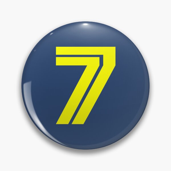 Item preview, Number 7, Yellow #7 Seven designed and sold by Jeallan Designs.