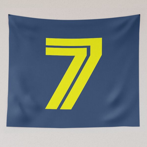 Item preview, Number 7, Yellow #7 Seven designed and sold by Jeallan Designs.