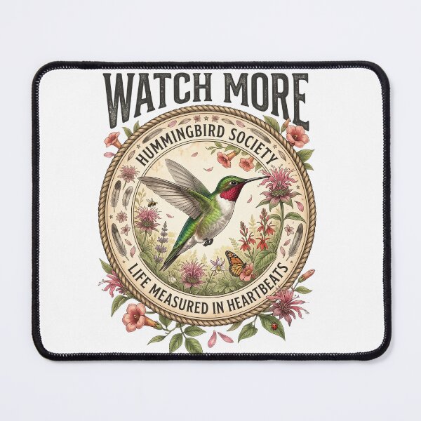 Item preview, Watch More Ruby-throated Hummingbird designed and sold by Roy & Tiffany.