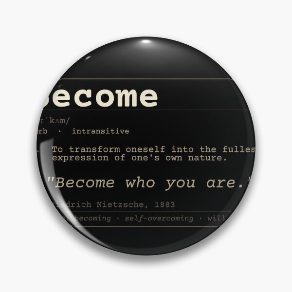 Item preview, Become who you are Nietzsche Dark Dictionary English designed and sold by Will-to-Power.