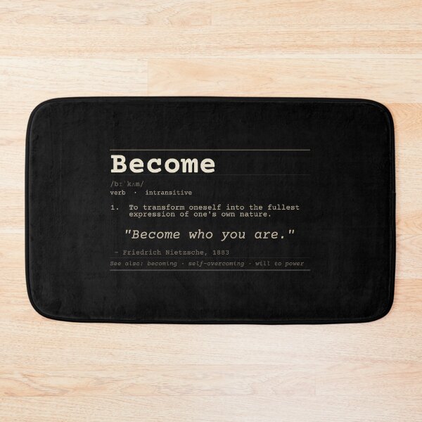 Item preview, Become who you are Nietzsche Dark Dictionary English designed and sold by Will-to-Power.