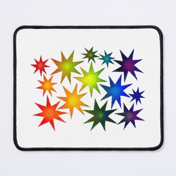 Item preview, Rainbow Pride Stars - Gradient Star Cluster Sticker | LGBTQ Pride Art designed and sold by ghostieking.
