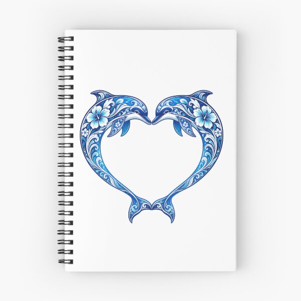 Item preview, Two Dolphins Forming a Heart designed and sold by OTSC.