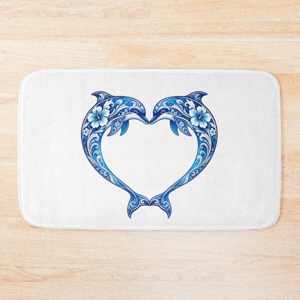 Item preview, Two Dolphins Forming a Heart designed and sold by OTSC.