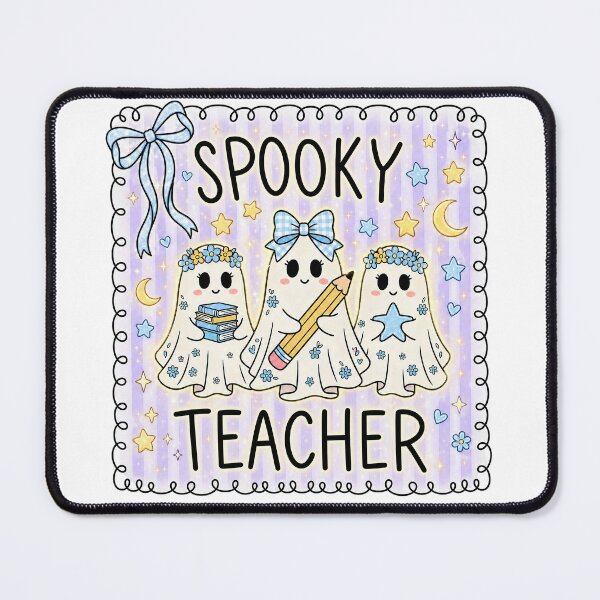 Item preview, Spooky Teacher – Cute Kawaii Ghost Halloween School Art designed and sold by anabellstar design co.