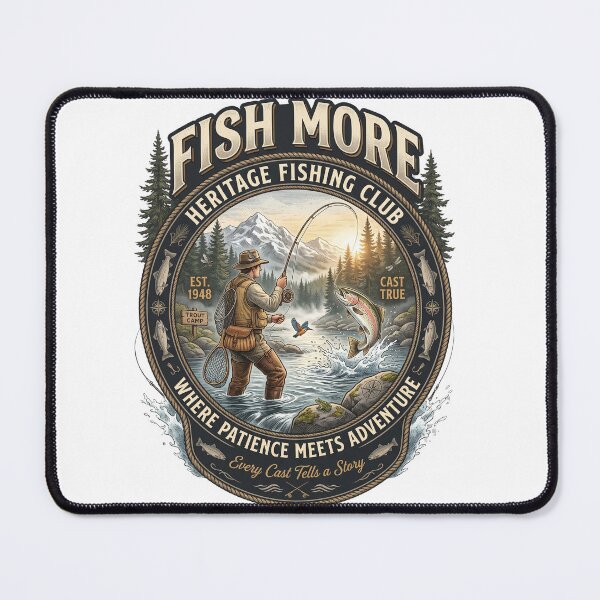 Item preview, Fish More Fly Fishing designed and sold by Roy & Tiffany.