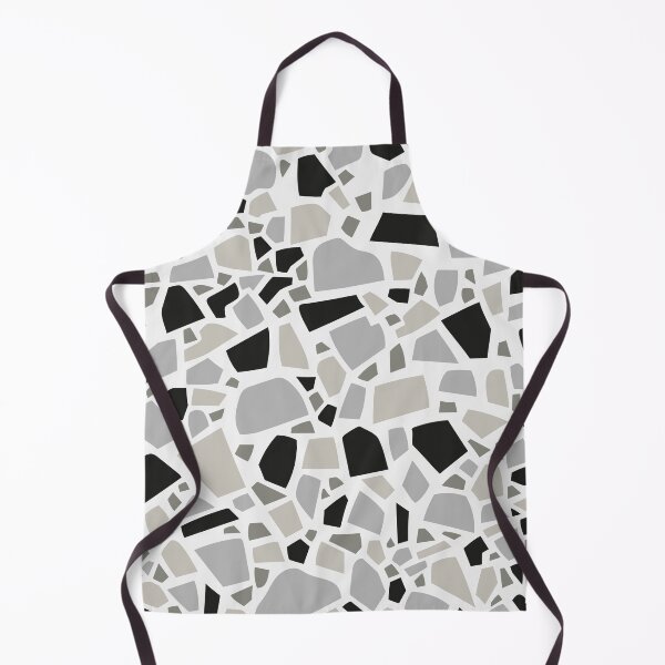Item preview, Monochrome Terrazzo Pattern | Gray Black White Seamless Mosaic Surface designed and sold by Dino-Lune.