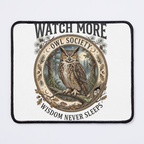 Item preview, Watch More Great Horned Owl designed and sold by Roy & Tiffany.