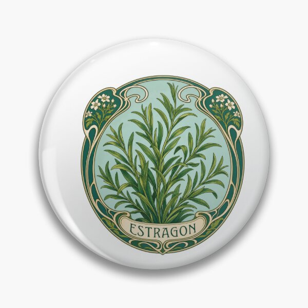 Item preview, Art Nouveau Estragon Taragon Herb Botanical designed and sold by AntiqueImages.