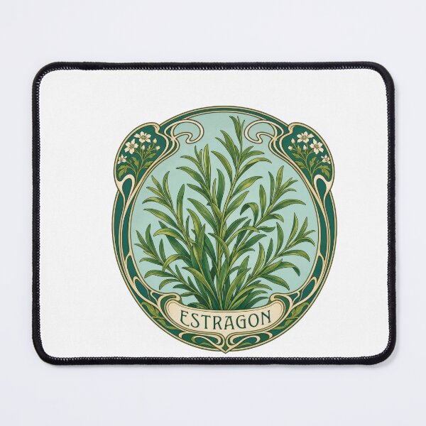 Item preview, Art Nouveau Estragon Taragon Herb Botanical designed and sold by AntiqueImages.