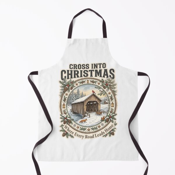 Item preview, Cross Into Christmas Covered Bridge designed and sold by Roy & Tiffany.