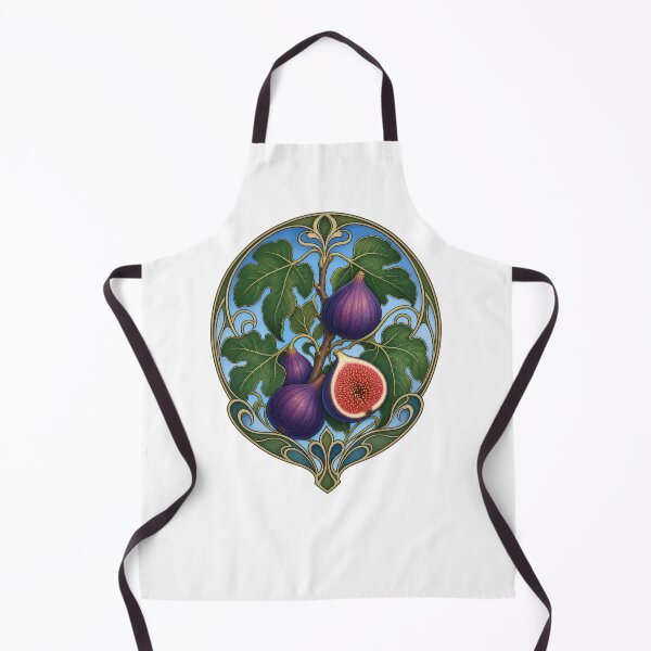 Item preview, Art Nouveau Fig Tree Botanical Fruit Design designed and sold by AntiqueImages.
