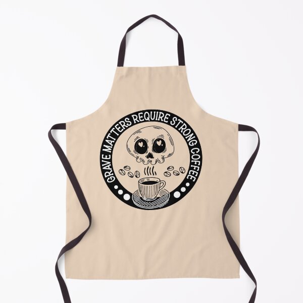 Item preview, Grave Matters Require Strong Coffee - Funny Goth Skull designed and sold by the-Z3nith.