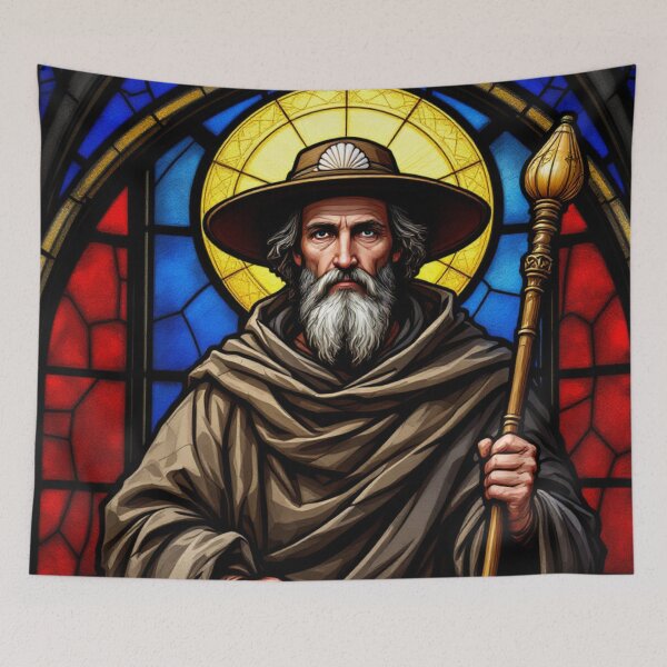 Item preview, Saint James (stained glass window) designed and sold by jefboutique6150.
