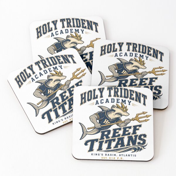 Item preview, Holy Trident Reef Titans – Schools of Atlantis | Vintage Mascot designed and sold by Boundliss.