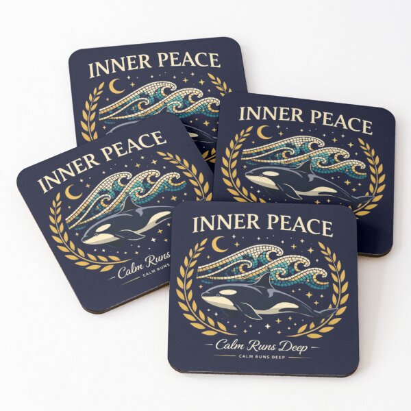 Item preview, Inner Peace – Calm Runs Deep Orca Art designed and sold by Dogandesighn.