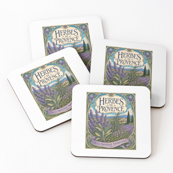 Item preview, Herbes de Provence Art Nouveau Botanical Herbs designed and sold by AntiqueImages.