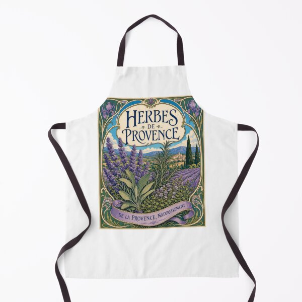 Item preview, Herbes de Provence Art Nouveau Botanical Herbs designed and sold by AntiqueImages.