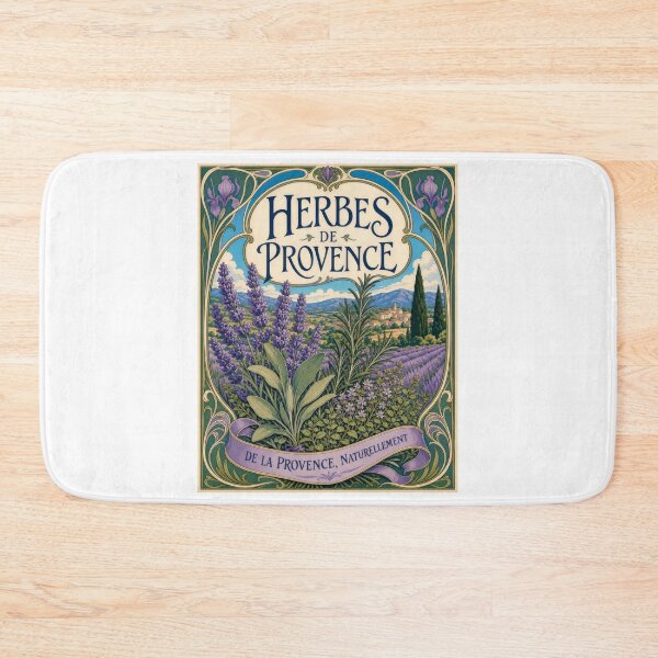 Item preview, Herbes de Provence Art Nouveau Botanical Herbs designed and sold by AntiqueImages.