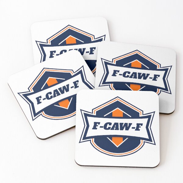 Item preview, F-CAW-F Varsity Badge | College Sports Logo designed and sold by Biedroneczka.