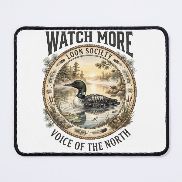Item preview, Watch More Common Loon designed and sold by Roy & Tiffany.