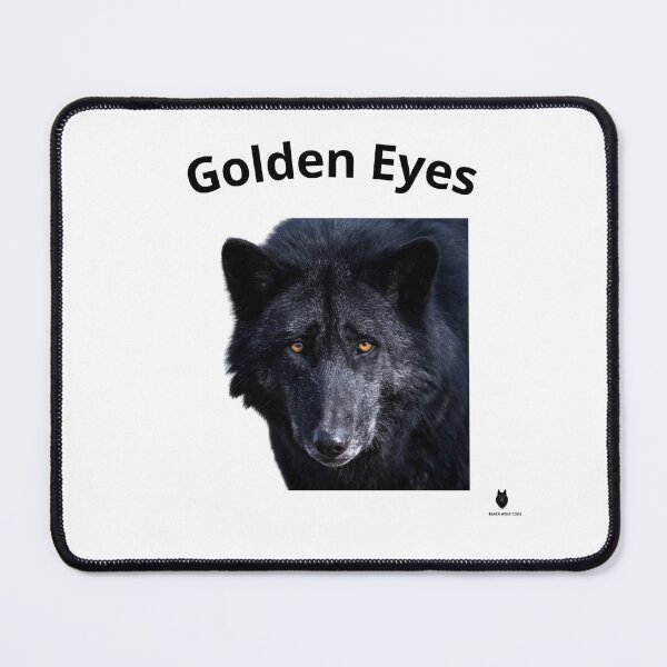 Item preview, Golden Eyes | Black Wolf Portrait designed and sold by Bwolf1956.