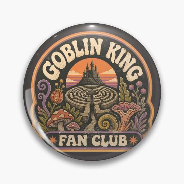 Item preview, Goblin King Fan Club Retro Graphic designed and sold by Reverie & Roses.