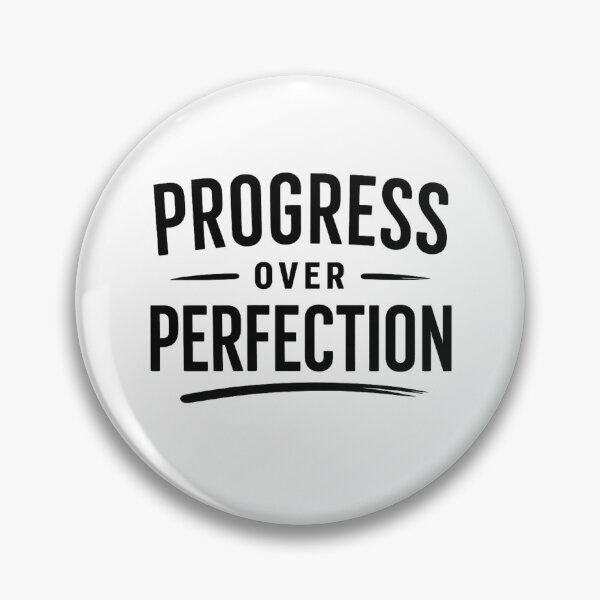Item preview, Progress Over Perfection Minimal Typography Design designed and sold by brighiinfo.
