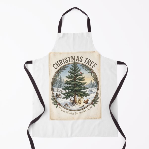 Item preview, Christmas Tree Woodland Winter designed and sold by Roy & Tiffany.