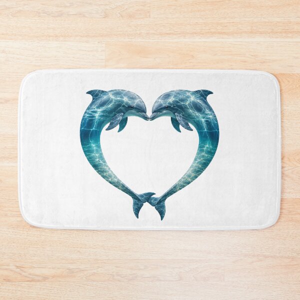 Item preview, Two Ocean Dolphins Forming a Heart designed and sold by OTSC.
