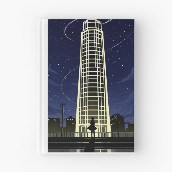 Item preview, Anime - Silhouette Bridge Night City Lights designed and sold by AnimeShin.