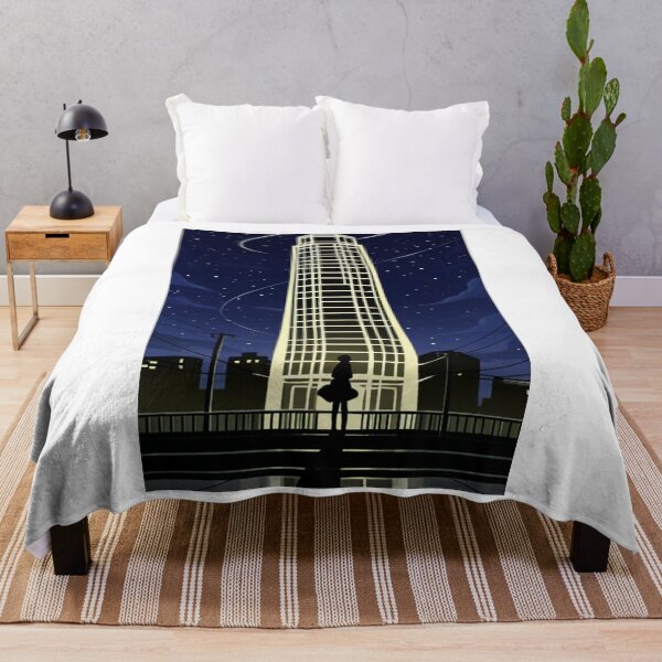 Item preview, Anime - Silhouette Bridge Night City Lights designed and sold by AnimeShin.