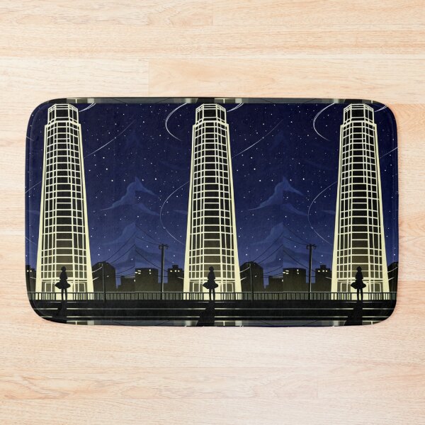 Item preview, Anime - Silhouette Bridge Night City Lights designed and sold by AnimeShin.