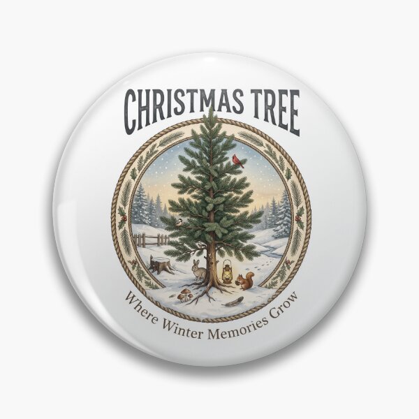 Item preview, Christmas Tree Snowy Forest designed and sold by Roy & Tiffany.