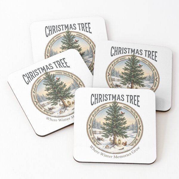 Item preview, Christmas Tree Snowy Forest designed and sold by Roy & Tiffany.