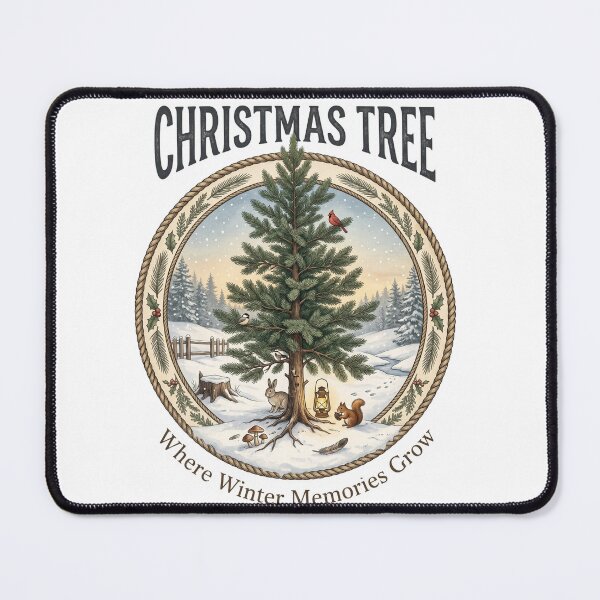 Item preview, Christmas Tree Snowy Forest designed and sold by Roy & Tiffany.