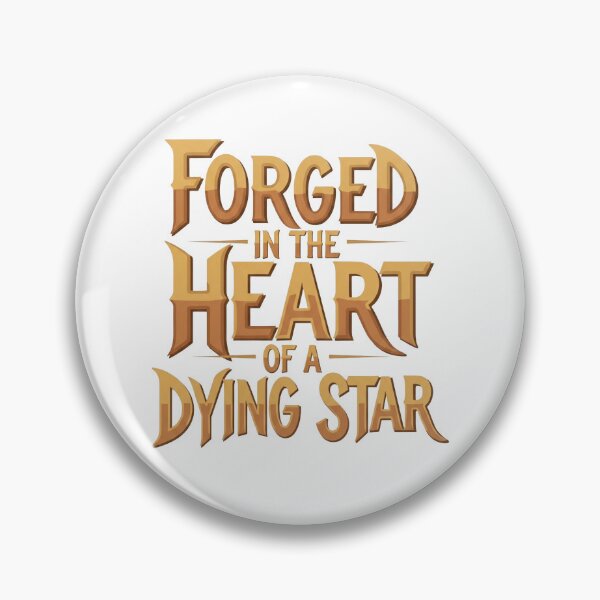 Item preview, Forged in the Heart of a Dying Star | Epic Fantasy Typography Design designed and sold by Dzblack.