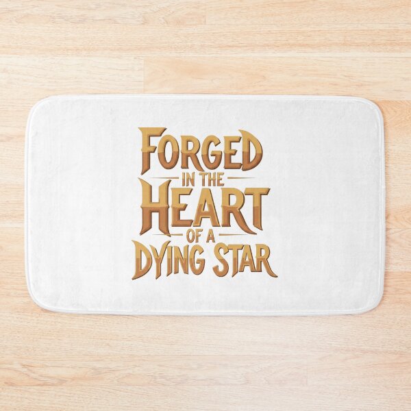 Item preview, Forged in the Heart of a Dying Star | Epic Fantasy Typography Design designed and sold by Dzblack.