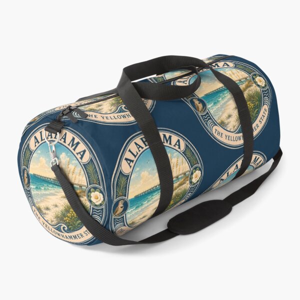 Item preview, Alabama Landscape Illustration Travel Art Badge designed and sold by KrisSidDesigns.