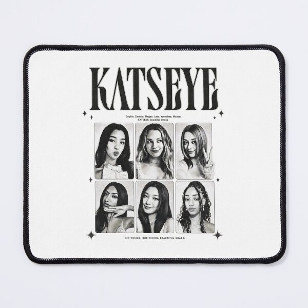 Item preview, Katseye Beautiful Chaos Shirt, Vintage Kpop Girl Group Tee, Retro Black And White Graphic, Eyekon Fan Gift, Comfort Colors Shirt designed and sold by BerryHand.