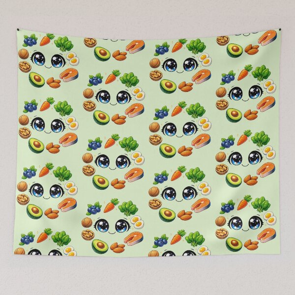 Item preview, Cute Happy Eyes and Healthy Foods for Vision Support designed and sold by CreativeArtistL.