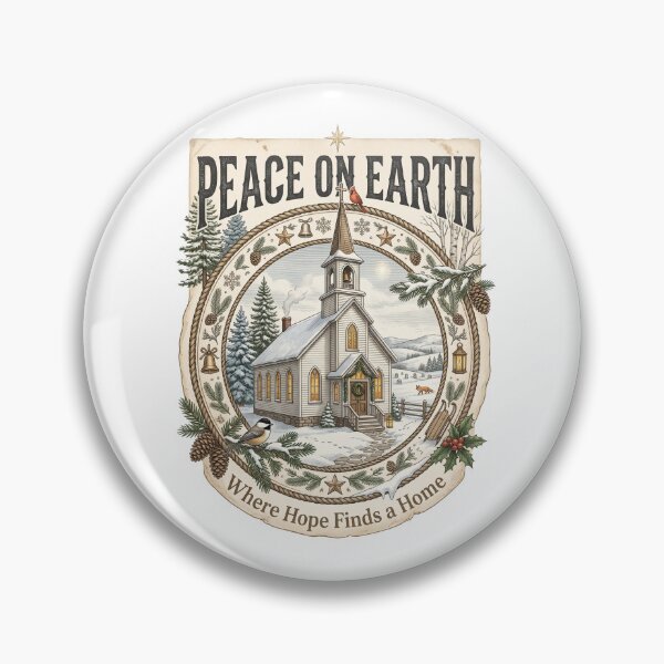 Item preview, Peaceful Christmas Church designed and sold by Roy & Tiffany.