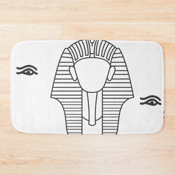 Item preview, King Tutankhamun & Eye of Horus Line Art designed and sold by wa2022.