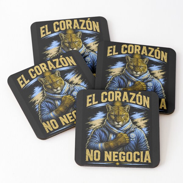 Item preview, ❤️ THE HEART DOESN'T NEGOTIATE | Argentine Puma | Argentina Pride | Motivation, Courage and Resilience By VLLC designed and sold by Tienda Argentina.