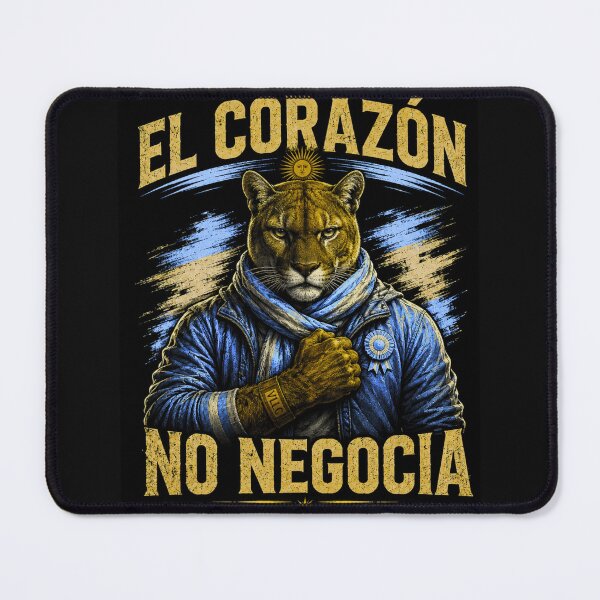 Item preview, ❤️ THE HEART DOESN'T NEGOTIATE | Argentine Puma | Argentina Pride | Motivation, Courage and Resilience By VLLC designed and sold by Tienda Argentina.