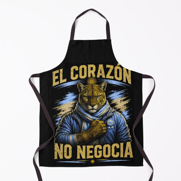 Item preview, ❤️ THE HEART DOESN'T NEGOTIATE | Argentine Puma | Argentina Pride | Motivation, Courage and Resilience By VLLC designed and sold by Tienda Argentina.