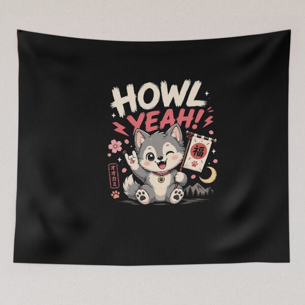 Item preview, howl yeah! designed and sold by Aiperlapse.